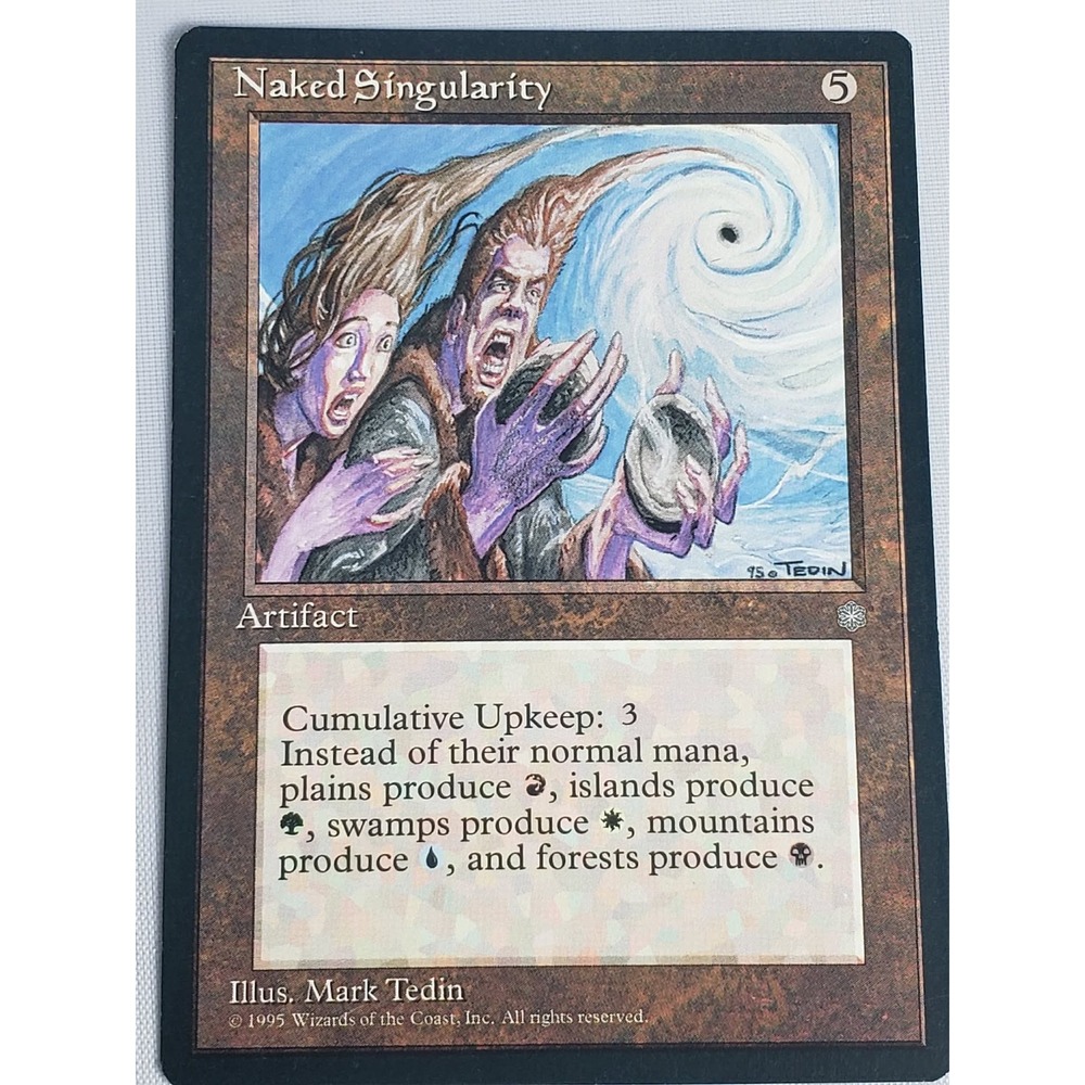 Magic The Gathering‎ Naked Singularity Ice Age Rare Artifact Mark Tedin 1995 MTG